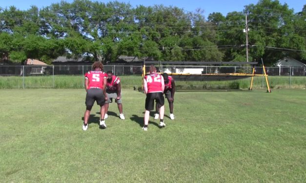 DL Bully Step Drill (Lag Technique)- Franklin High School (LA)