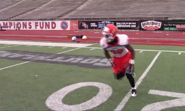 WR Backdoor Technique Drill- Sam Houston State