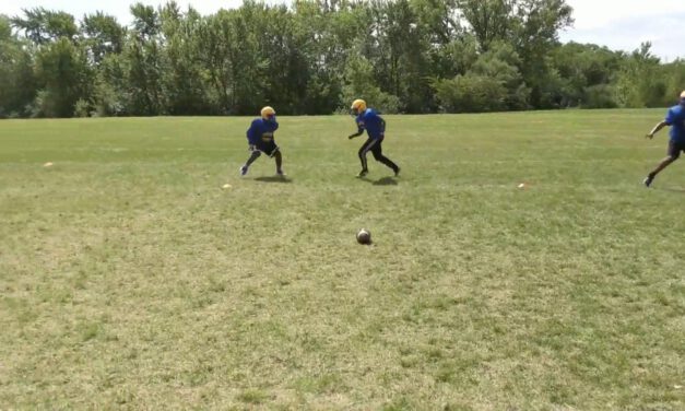 LB Pass Drop and Reroute Crossers Drill- Crete-Monee HS (IL)