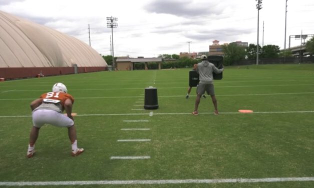 TE Insert Zone Drill from Backside Position- University of Texas