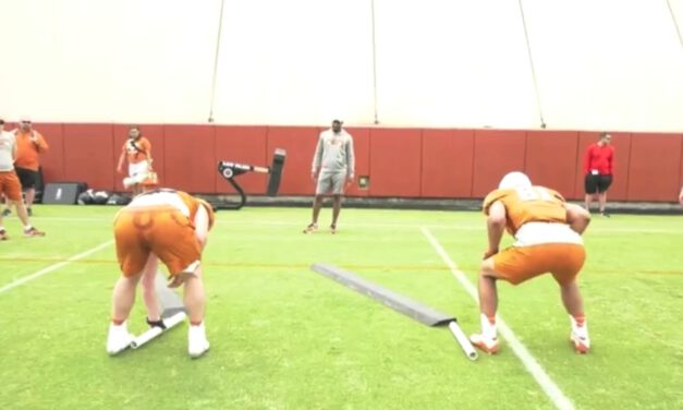 TE- Angle Footwork Drill- University of Texas