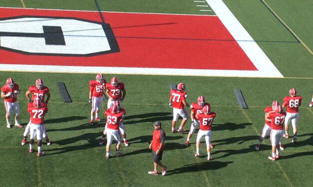 Cornell University offensive warmup drills