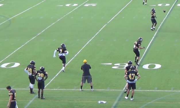 DB 180 Degree Transition to 90 Degree Break Drill- Millersville University (PA)