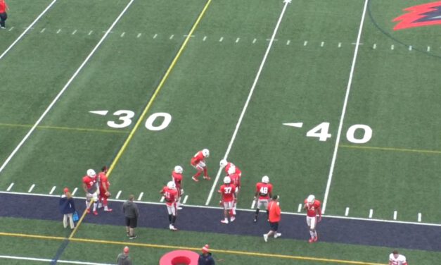 DB Reaction Walk Drill- Stony Brook University (NY)