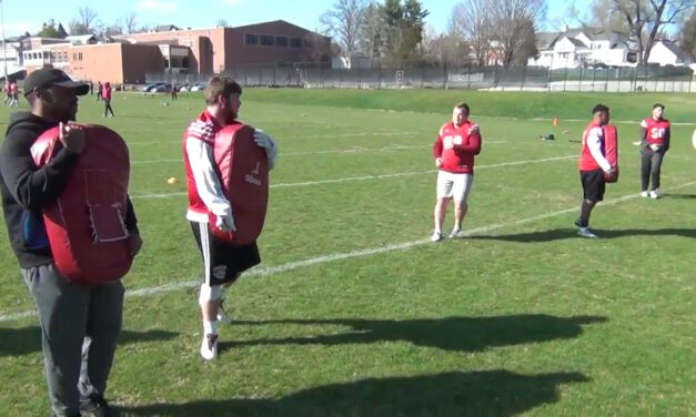 DL Lean and React Drill (on bags)- Bridgewater College (VA)
