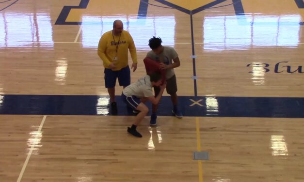 Down Block Drill (Fit Up Position)- Middletown Area High School (PA)