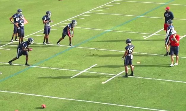 FAU WR Blocking Drills