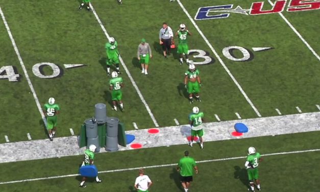 LB Pull Drill- Marshall University