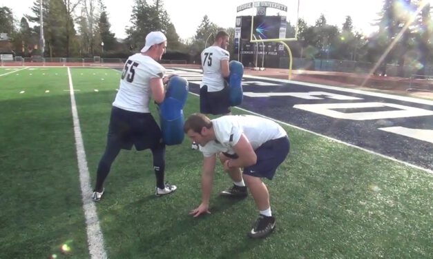 OL Punch Against Angled Bag Drill- George Fox University (OR)