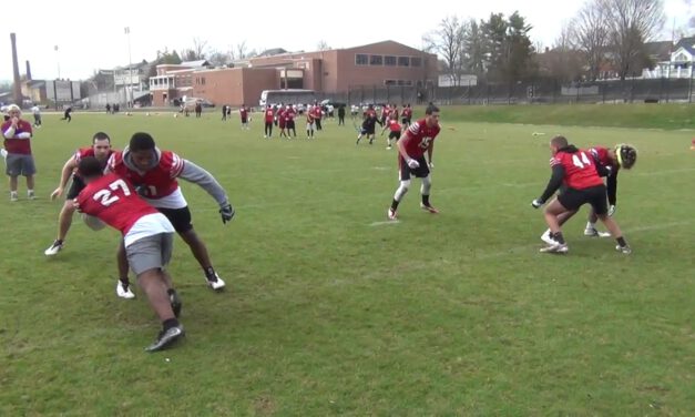 One Arm Tackle Drill (Fit Position)- Bridgewater College (VA)