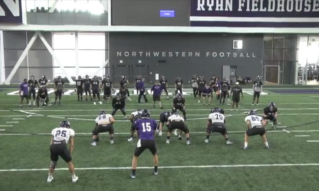 Pin and Pull Half Line Drill (vs Under Front)- Northwestern University