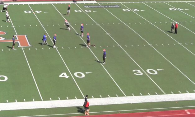 QB Facemask Look Off Drill- Sam Houston State