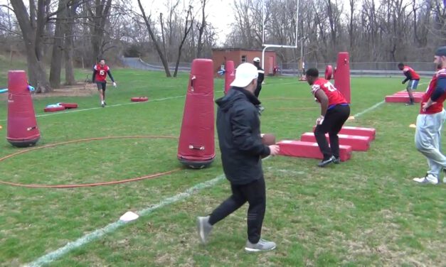 Scoop and Score Obstacle Drill- Bridgewater College (VA)