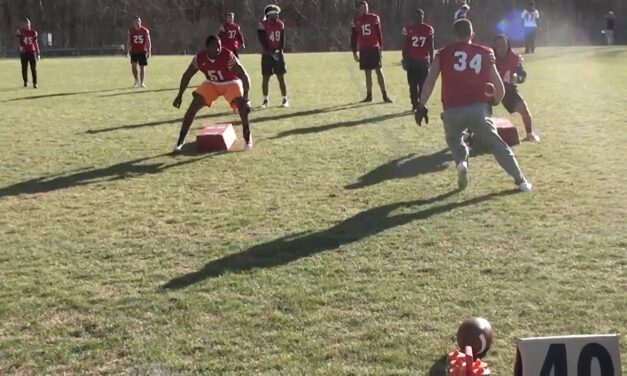 Two Man Vice Tackle (over bags)- Bridgewater College (VA)
