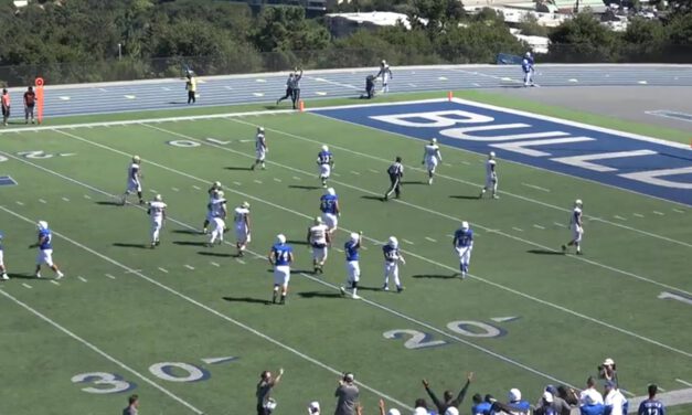 QB Beanbag Dodgeball Drill- College of San Mateo