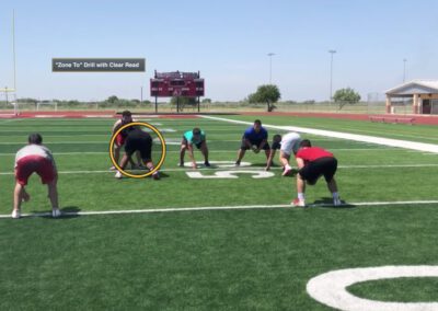 Group Drills to Teach Cloudy vs. Clear Reads in Even Front