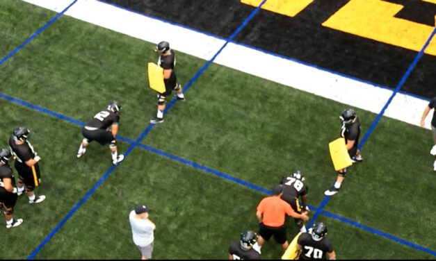 OL Tight Reach Drill (OZ Emphasis)- University of Iowa