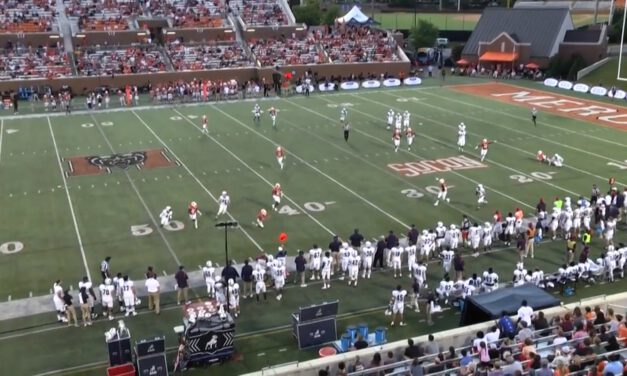 Drop 8 Coverage (Cover 3 Variant)- Mercer University (GA)