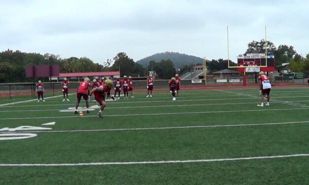 Robber Half Field Coverage Drill- Bridgewater College (VA)