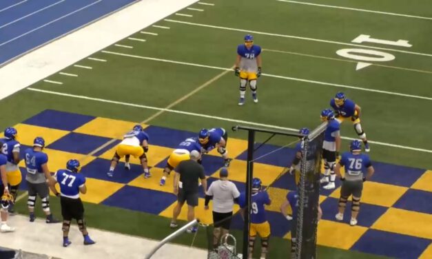 OL Gap Doubles Drill (U Out Emphasis)- South Dakota State University