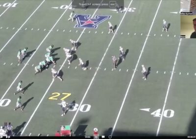 Tunnel Screen off Counter Action (narrated)- University of North Texas