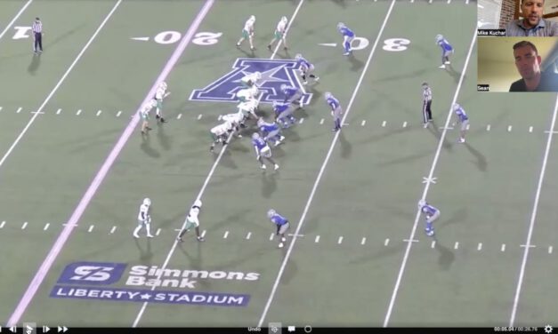Shoot Screens off Wide Zone (narrated)- University of North Texas