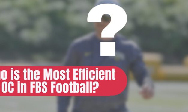 Who Are College Football’s (FBS) 10 Most Efficient Offensive Coordinators?