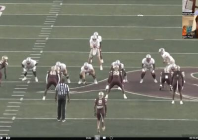 Wide Zone Y-Lead Concept (narrated)- Nicholls State University (LA)